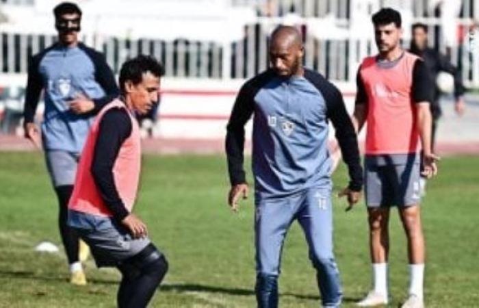 شيكابالا ومصطفى شلبى يؤديان برنامجا تأهيليا بمران الزمالك استعدادا لنهضة بركان