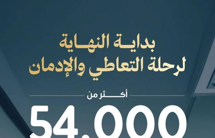 أكثر من 54 ألف استشارة علاجية في عيادات الإدمان خلال عام 2024