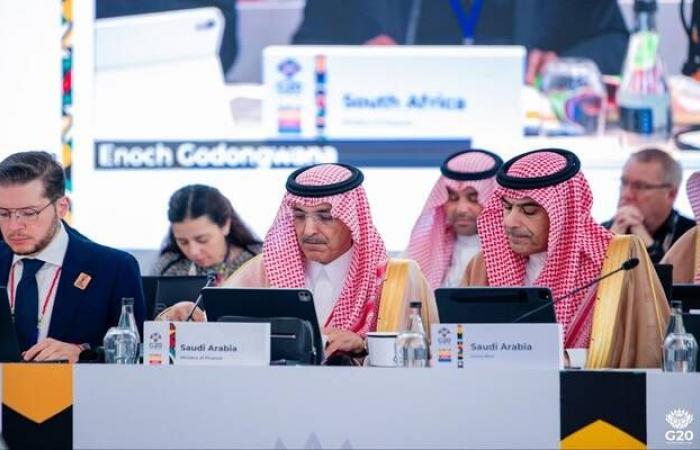 الجدعان
      يترأس
      وفد
      المملكة
      بالاجتماع
      الثالث
      لوزراء
      المالية
      بمجموعة
      العشرين