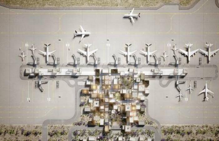 مشروع
      مطار
      أبها
      الجديد..
      تصميم
      يحاكي
      التراث
      وطاقة
      استيعابية
      بـ13
      مليون
      مسافر