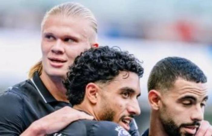 مرموش يصنع فى تفوق مانشستر سيتي على برايتون بالشوط الأول..