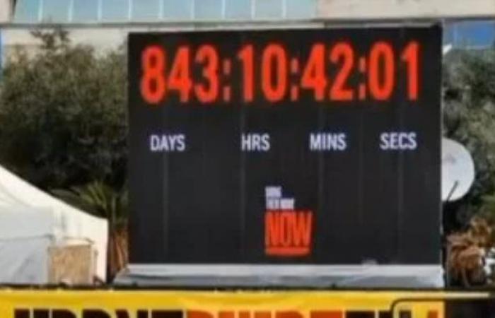 844 يوماً فى الأسر.. قصة ساعة لاحقت نتنياهو منذ 7 أكتوبر بميادين تل أبيب