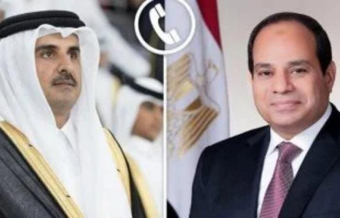 الرئيس السيسى لأمير قطر: مصر ودول الخليج يجمعهما مصير واحد