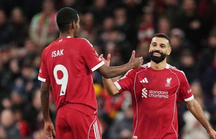 ليفربول ضد مانشستر سيتي.. موقف محمد صلاح وموعد ظهور إيزاك