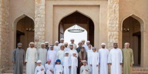 حمدان بن زايد يزور عيسى المزروعي في منزله بليوا