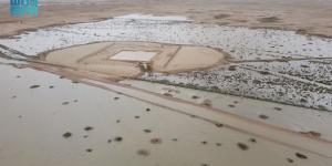 امتلاء «بركة الجميما» يحيي إرث درب زبيدة 
في مشهد مائي استثنائي