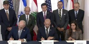 لبنان وإسرائيل يوقعان اتفاقا إطاريا برعاية أمريكية