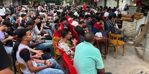 ما حدش نام، مقاهي دار السلام بالقاهرة "كاملة العدد" لمؤازرة منتخب مصر أمام إيران (فيديو وصور)