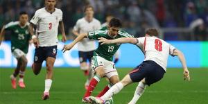 دور الـ16 في كأس العالم، نتيجة مباراة المكسيك وإنجلترا بعد مرور 20 دقيقة