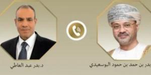 وزير الخارجية يبحث هاتفياً مع نظيره العُماني تطورات الأوضاع الإقليمية