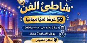 بـ59 عرضًا مجانيًا، وزارة الثقافة تطلق فعاليات برنامج "شاطئ الفن" في 6 محافظات