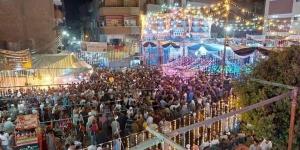 طالبين المدد، 100 ألف زائر يشعلون الليلة الختامية لمولد "السلطان الفرغل" بأسيوط (فيديو)