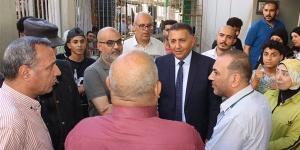 محافظ القليوبية يتفقد سوق شارع الجسر الغربي بمدينة الخصوص