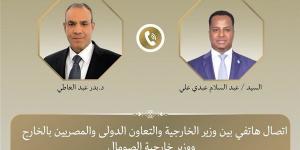 وزير الخارجية ونظيره الصومالي يبحثان تعزيز الشراكة الاستراتيجية وتطورات الأوضاع بالصومال