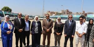 محافظ القليوبية يدشن المرحلة الثانية لمنظومة النقل الجماعي بالقناطر الخيرية