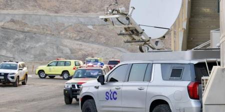 مجموعة stc تشارك جهود قوات الدفاع المدني بالحج في الفرضية المقامة بمشعر منى استعداداً لموسم الحج