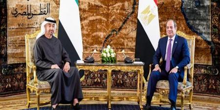 إيران وغزة والسودان أبرزها، 5 ملفات مهمة تتصدر لقاء السيسي وبن زايد اليوم