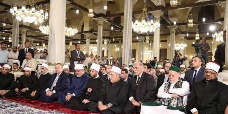 بحضور القيادات الدينية، الطرق الصوفية تحتفل بالعام الهجري الجديد (صور)