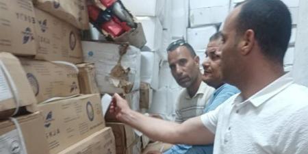 ضبط 59 طنًا من أسماك الهارنج منتهية الصلاحية بكفر الدوار