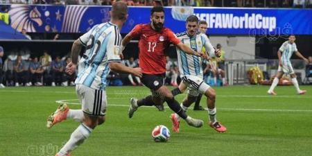 كأس العالم، ياسر إبراهيم يسجل الهدف الأول لمنتخب مصر في مرمى الأرجنتين (صور)