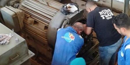 رئيس مياه القناة: الانتهاء من صيانة طلمبات محطة التل وتطهير مروقات التوطين