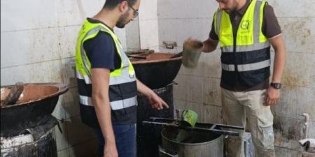 ضبط طن حلوى وشوكولاتة بها حشرات داخل مصنع "بير سلم" في الغربية