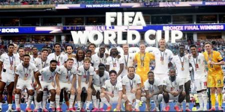 مراسم تتويج منتخب إنجلترا بـ"برونزية" المركز الثالث في كأس العالم 2026 (فيديو)