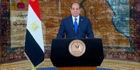 السيسي: الحفاظ على أمن مصر واستقرارها تحقق بوعي الشعب وعزيمته