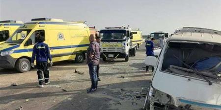 استعدادات مكثفة بشبين القناطر لتشييع جثامين ضحايا حادث مطروح الإسكندرية الساحلي