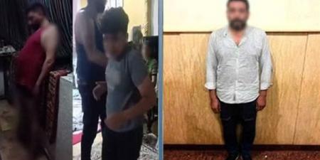 فيديو يكشف لحظات صادمة، زوجة توثق اعتداء أب على نجليه بالإسكندرية والشرطة تضبطه