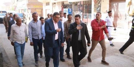 محافظ قنا يتفقد مشروعات الخطة الاستثمارية بمدينة فرشوط