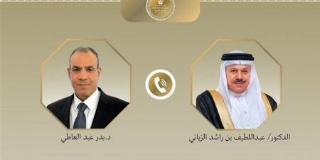 وزير الخارجية يبحث هاتفيًا مع نظيره البحريني التطورات الإقليمية