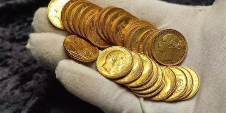 تراجع جديد فى أسعار جنيهات الذهب بالصاغة بختام تعاملات اليوم الجمعة