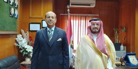 رئيس المحكمة الاقتصادية بالإاسكندرية يستقبل قنصل عام السعودية