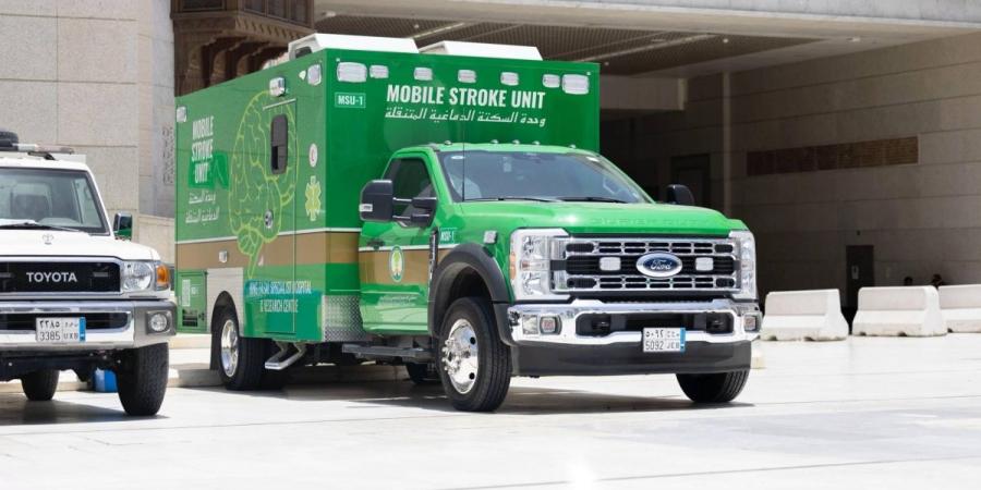 في غضون 16 دقيقة.. العربة الصحية الوحيدة من نوعها بالشرق الأوسط تنقذ حاجًا أوغنديًا من نزيف دماغي حاد