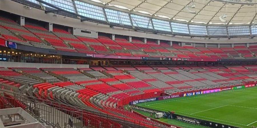 ملعب فانكوفر يستعد لاستقبال مباراة مصر ونيوزيلندا في كأس العالم (صور)