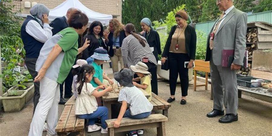 مرجريت صاروفيم تبحث نقل التجربة اليابانية للحضانات المصرية