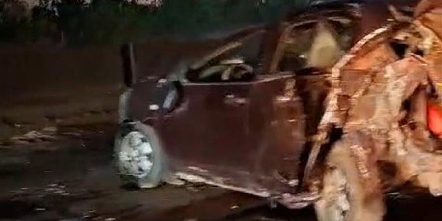 مصرع فتاه وإصابة 4 في حادث تصادم سيارتين ملاكي ونقل بالدقهلية