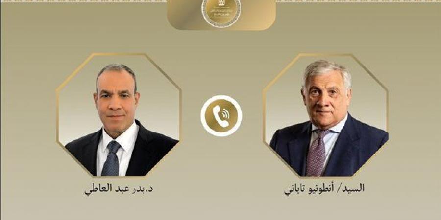 وزير الخارجية يبحث مع نظيره الإيطالي تعزيز العلاقات الثنائية ومستجدات الأوضاع الإقليمية