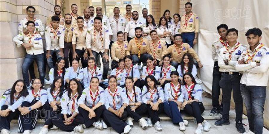 بممر شرفي وعزف الطبول، مجموعات النصر الكشفية ببورسعيد تبهر حضور احتفالية "مئوية للاتين"