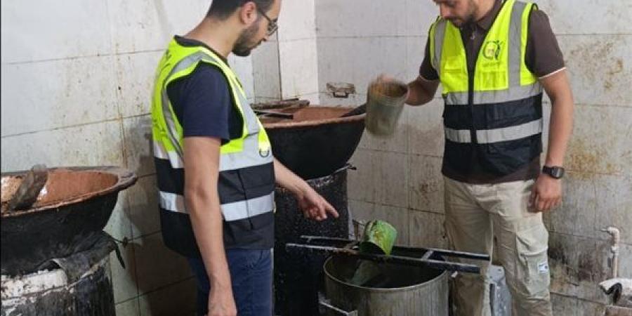 ضبط طن حلوى وشوكولاتة بها حشرات داخل مصنع "بير سلم" في الغربية