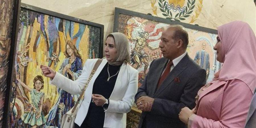 رئيس جامعة المنصورة ينسق مع كلية الفنون الجميلة لإنشاء معرض دائم لأعمال الطلاب (فيديو)