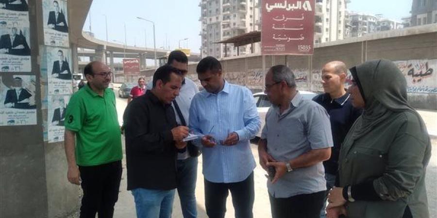 نائب محافظ الدقهلية يوجه بسرعة تنفيذ تطوير ميدان سندوب وتحسين الحركة المرورية