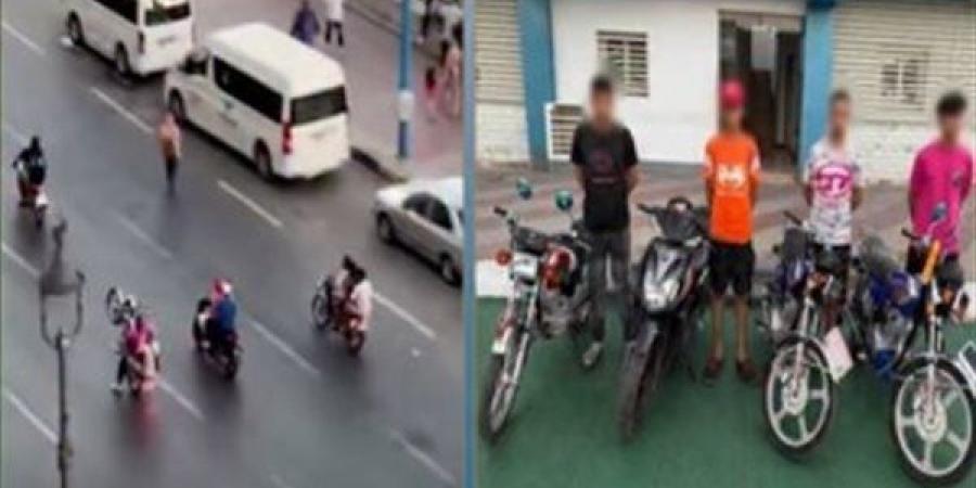 فيديو فضحهم.. الداخلية تضبط قائدي 4 دراجات نارية استعرضوا برعونة في الإسكندرية