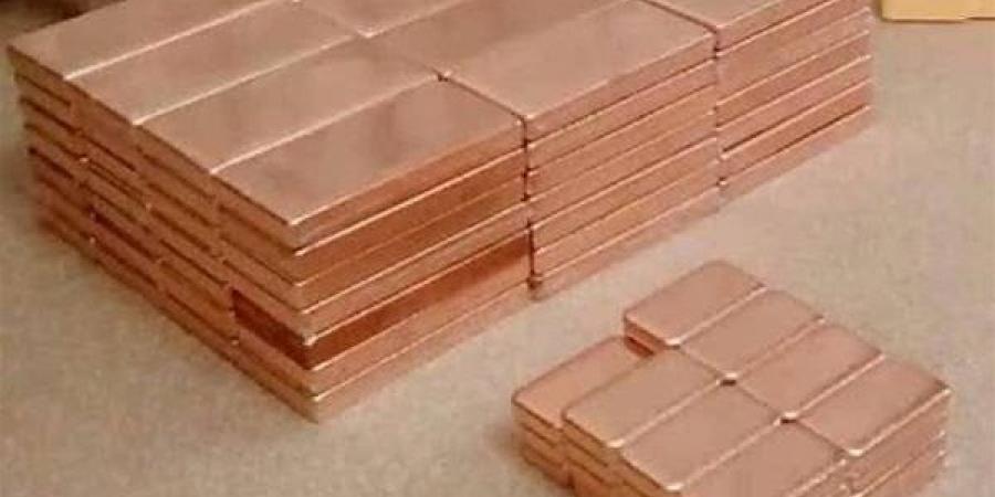 الأحمر بـ 470 ألف جنيه، سعر طن النحاس اليوم الأحد