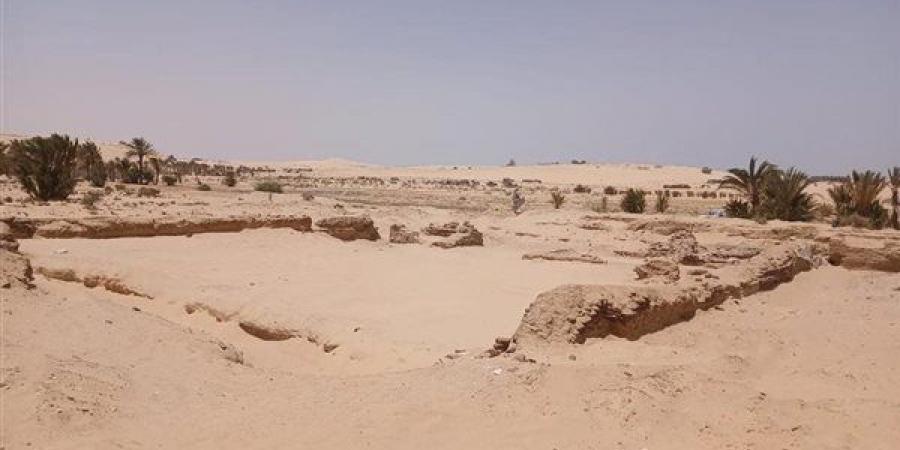 الكشف عن بقايا خان طريق بمدينة «عسيلة» بشمال سيناء على الدرب السلطاني
