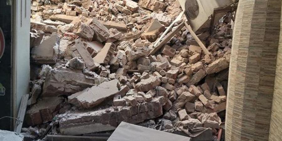 انهيار عقار بمنطقة المندرة في الإسكندرية دون إصابات
